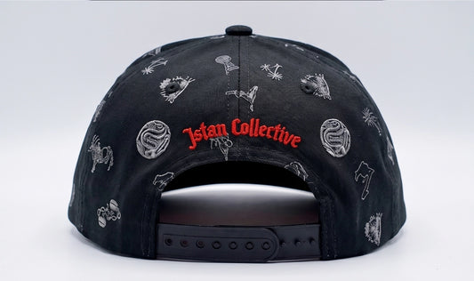 HAITI WORLD CUP BACK / SNAPBACK HAT - BLACK